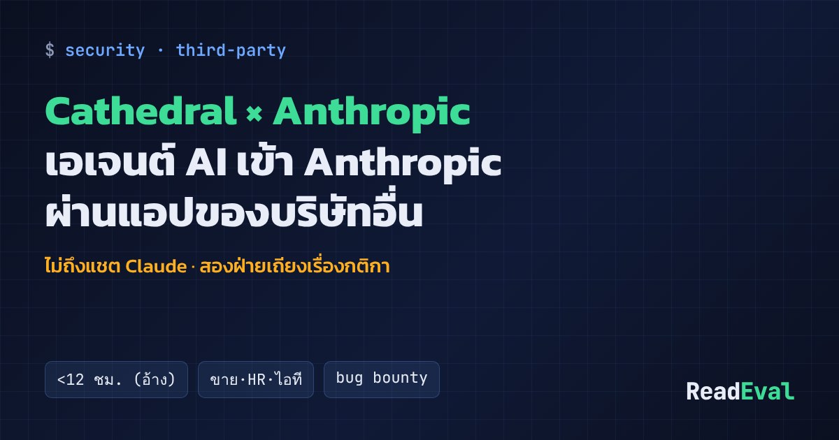 การ์ด: Cathedral × Anthropic