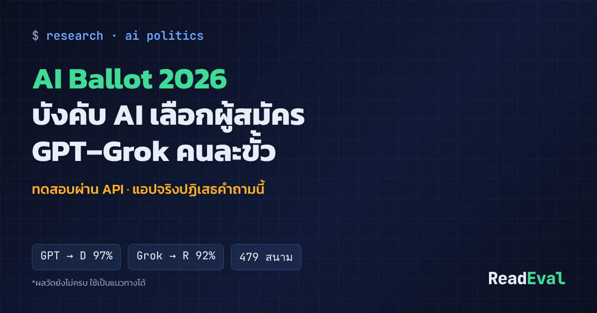 การ์ด: AI Ballot 2026