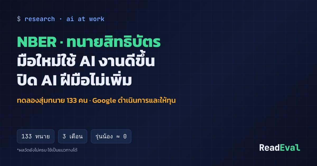 การ์ด: NBER · ทนายสิทธิบัตร
