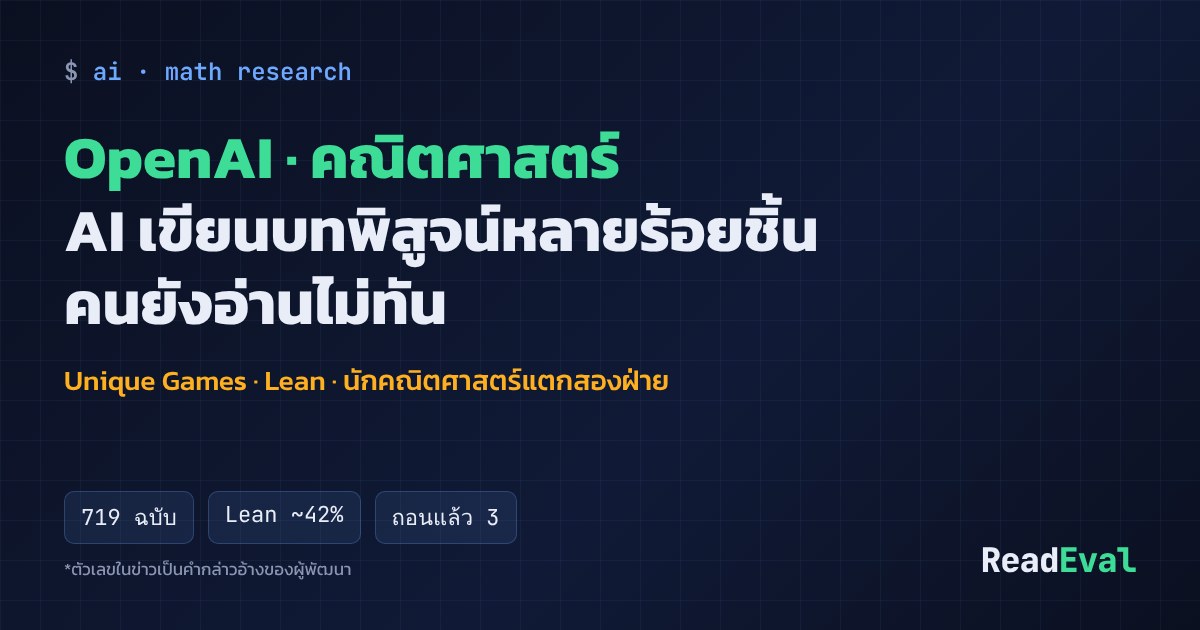 การ์ด: OpenAI · คณิตศาสตร์